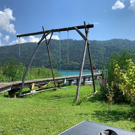 Haus Waldblick Apartment Weissensee Bagian luar foto