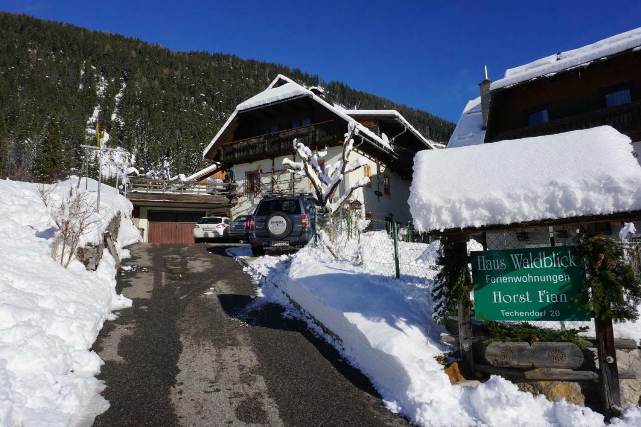 Haus Waldblick Apartment Weissensee Bagian luar foto